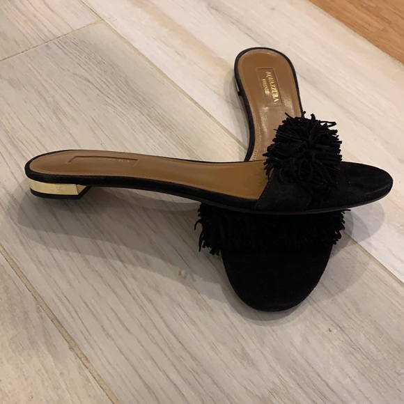Aquazzura Wild Thing Fringed Sandal - Picture 4 of 4